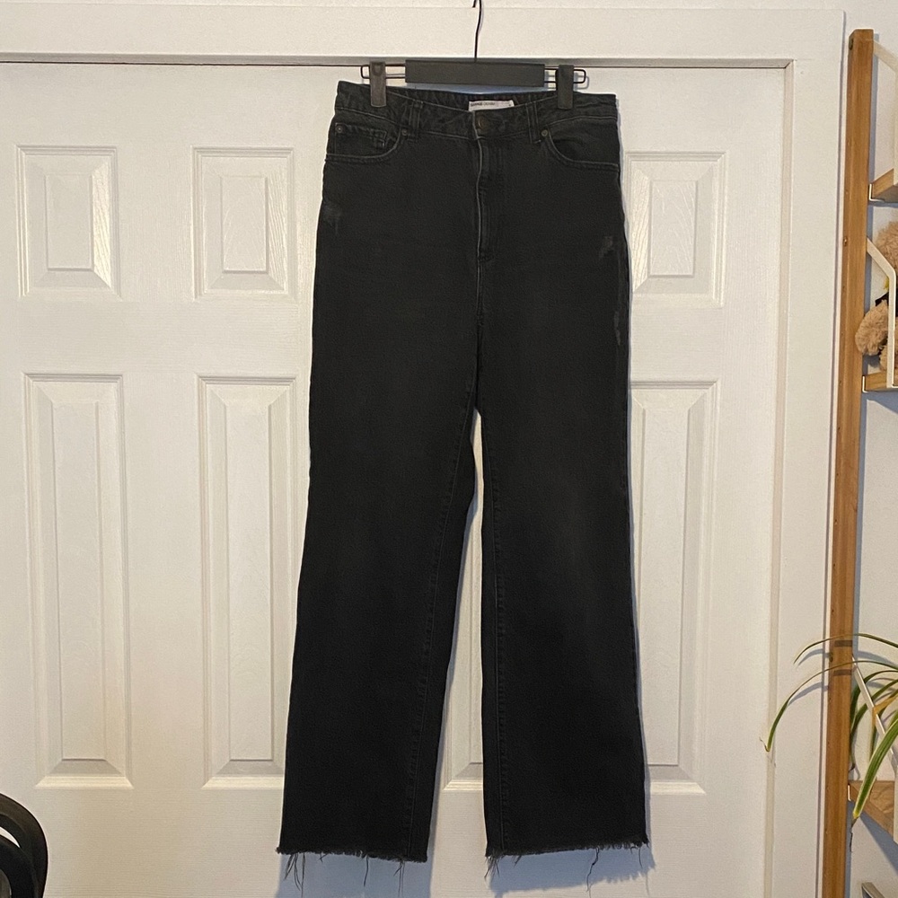 Wide Leg Black Jeans
